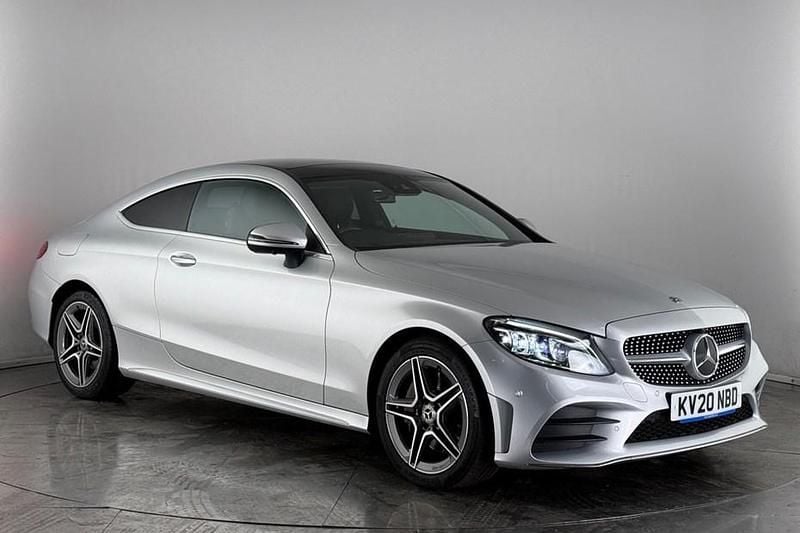 Silver Used 2020 Mercedes C300 AMG Line Premium Plus Coupe | £21,100 (Fair price) - Image 1/1