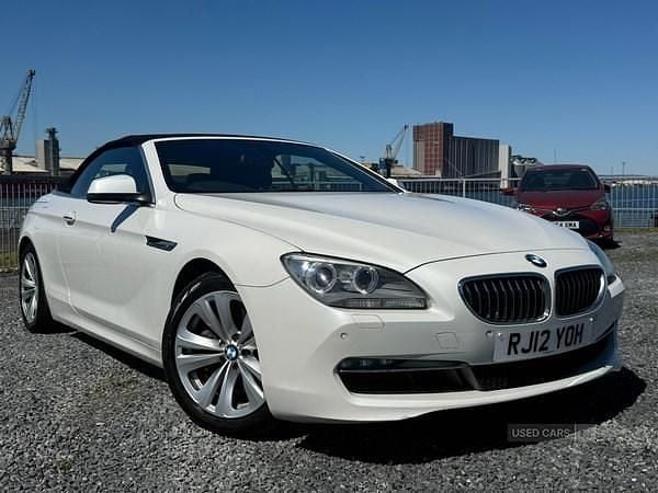 White Used 2012 BMW 640 Cabriolet Cabriolet | £9,799 (A bit pricey) - Image 1/4