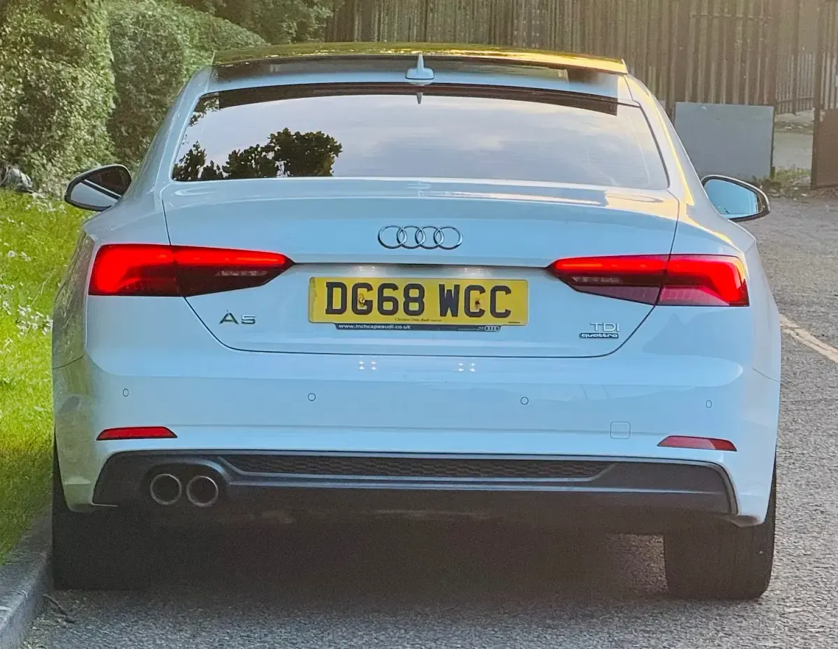Used Audi A5 S-Line 286 HP (210 kW) 2018 White Coupe