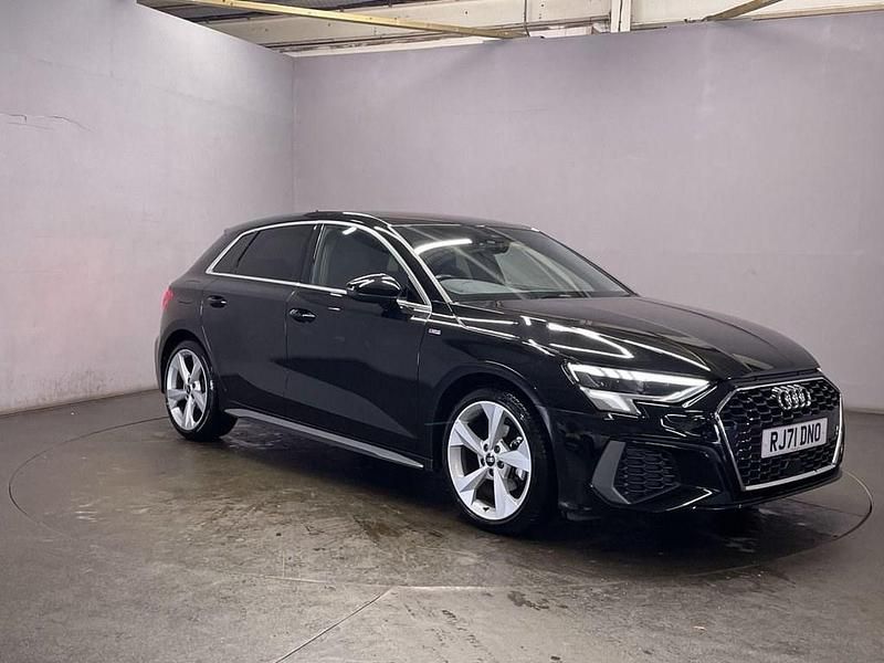 Used Audi A3 Sportback S-Line 110 HP (80 kW) 2021 Black Hatchback
