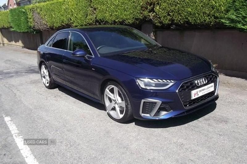 Blue Used 2020 Audi A4 S-Line Sedan | £19,995 (Fair price) - Image 1/1