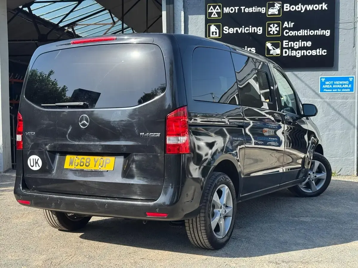 Used Mercedes Vito 2018 Black Van