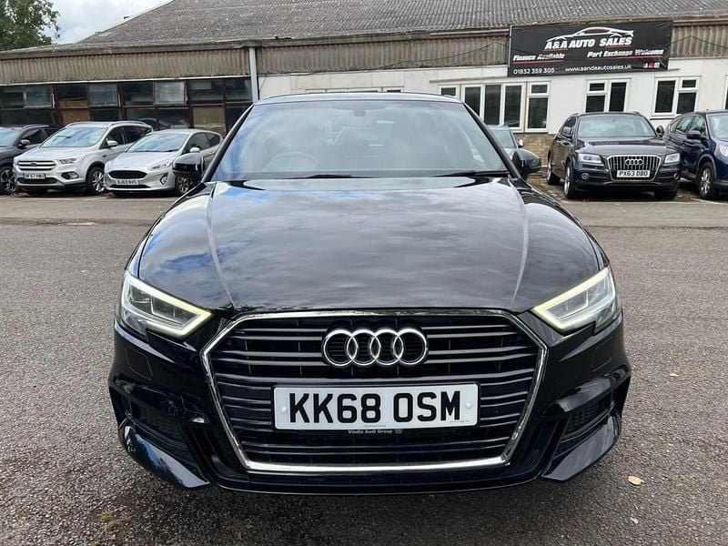 Used Audi A3 S-Line 2019 Black Hatchback