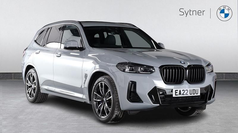 Grey Used 2022 BMW X3 M Sport SUV | £36,750 (Fair price) - Image 1/4