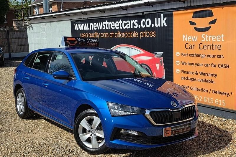 Used Skoda Scala SE 115 HP (84 kW) 2019 Blue Hatchback
