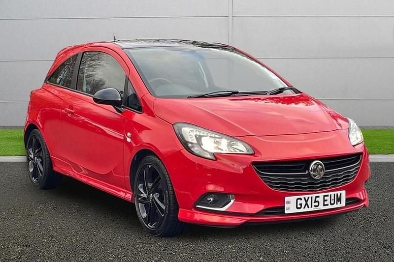 Used Vauxhall Corsa Edition 100 HP (73 kW) 2015 Red Hatchback