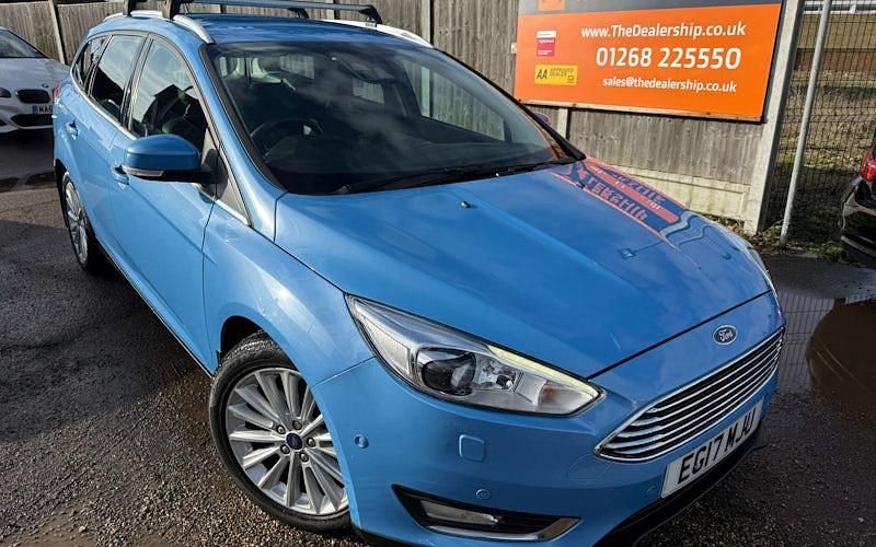 Used Ford Focus Titanium X 150 HP (110 kW) 2017 Blue Estate