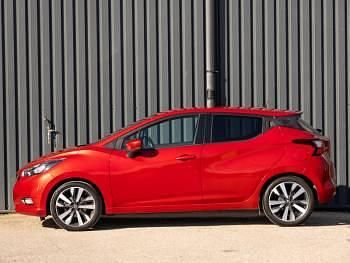 Used Nissan Micra Tekna 92 HP (67 kW) 2021 Red Hatchback