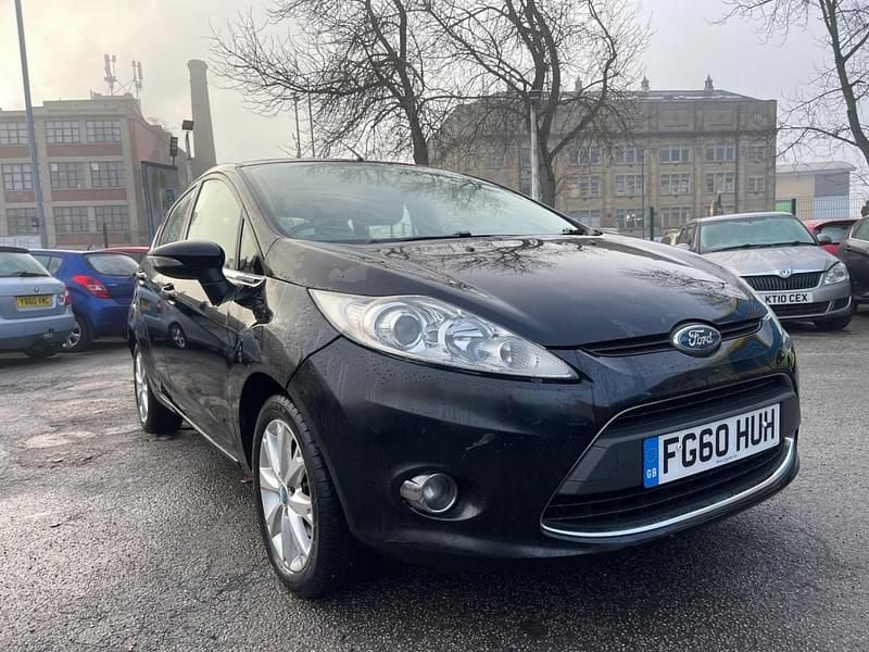 Black Used 2010 Ford Fiesta Zetec Hatchback | £1,395 (Good price) - Image 1/4