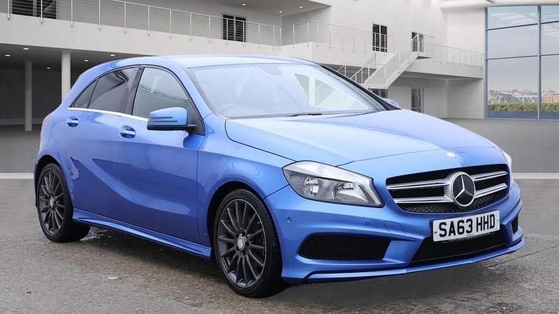 Blue Used 2014 Mercedes A200 AMG Hatchback | £7,895 (Good price) - Image 1/4
