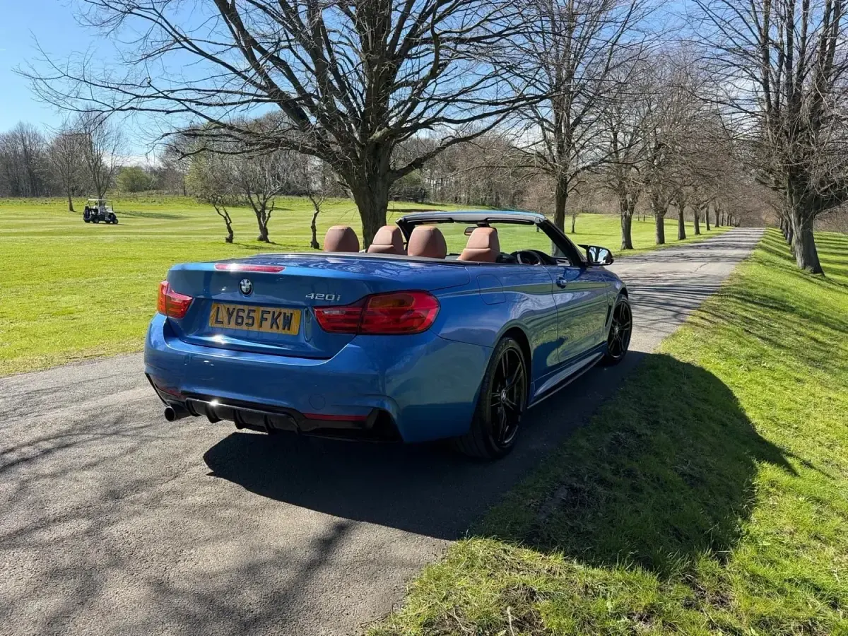 Second-hand BMW 420 M Sport 2016 Albastru Cabrio