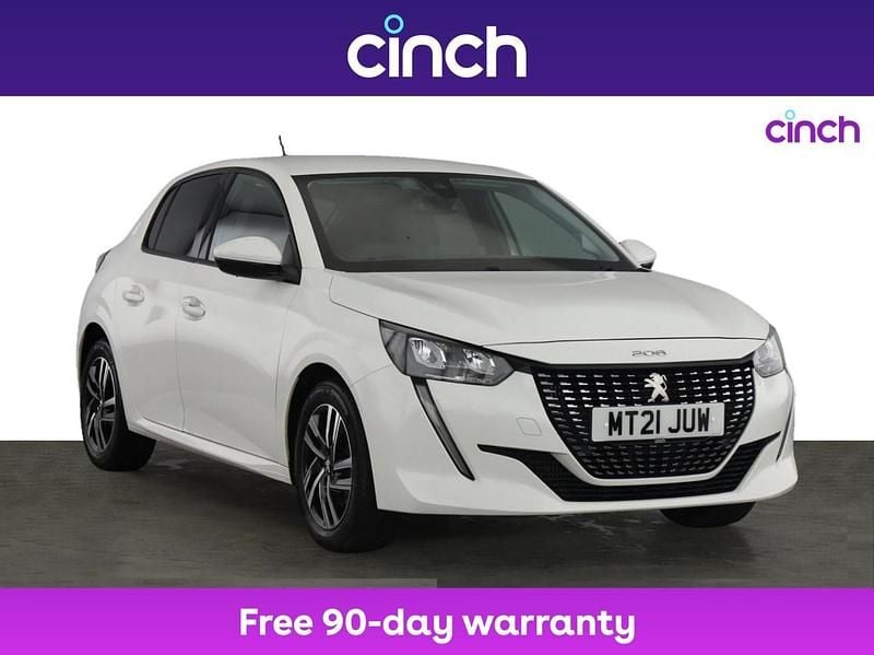 White Used 2021 Peugeot 208 Allure Hatchback | £12,749 (Fair price) - Image 1/3