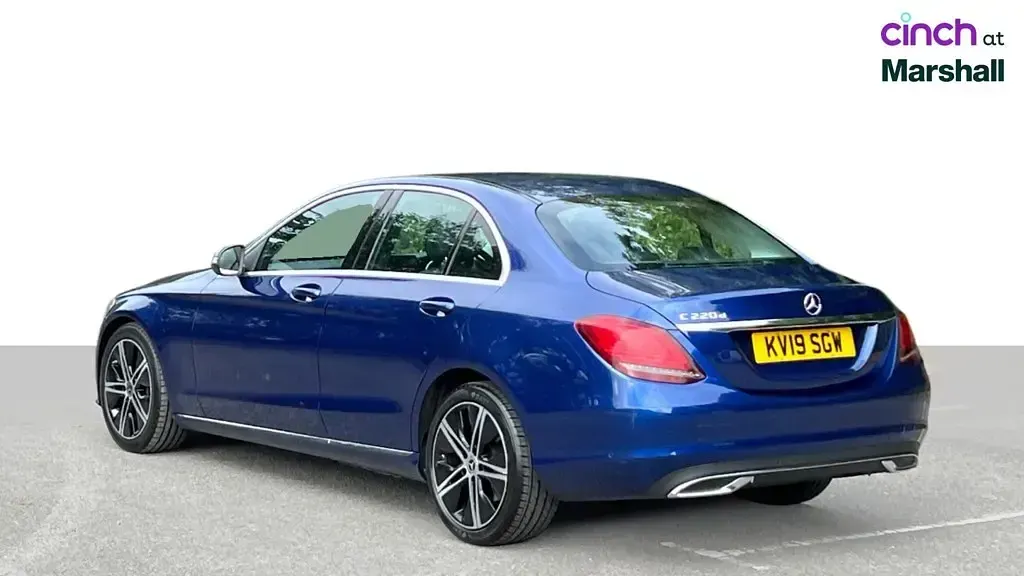 Used Mercedes C220 194 HP (142 kW) 2019 Blue Sedan