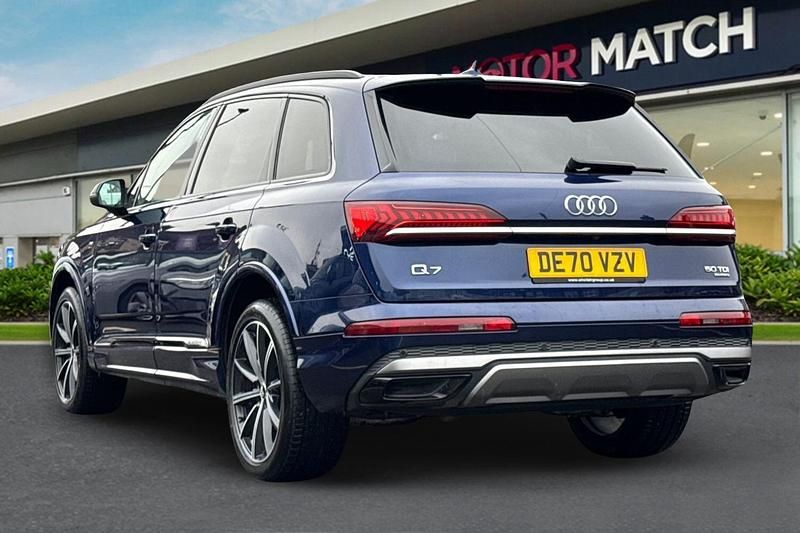 Used Audi Q7 Black Edition 2020 Blue SUV
