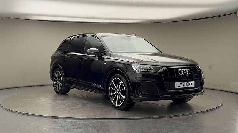Mythos black Used 2021 Audi Q7 Black Edition SUV | £39,500 (Fair price) - Image 1/4