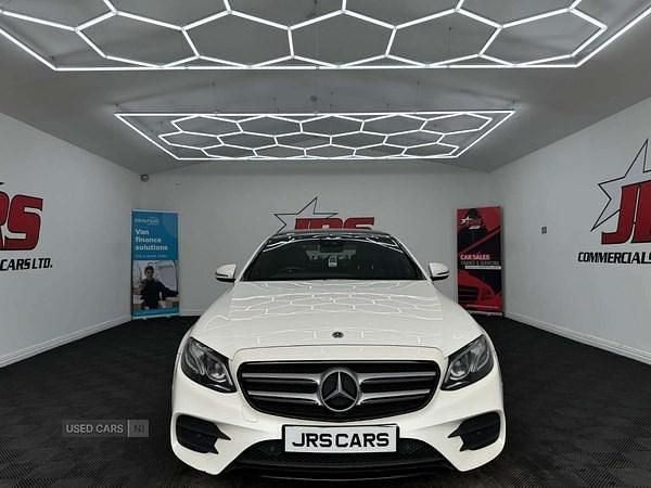 Used Mercedes E350 AMG Line Premium Plus 2017 White Sedan