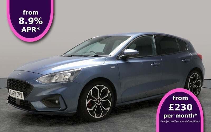 Blue Used 2019 Ford Focus ST-Line X Hatchback | £14,573 (Fair price) - Image 1/3