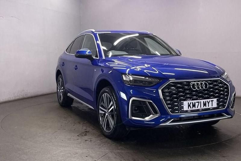Blue Used 2021 Audi Q5 Sportback S-Line SUV | £30,499 (Fair price) - Image 1/1