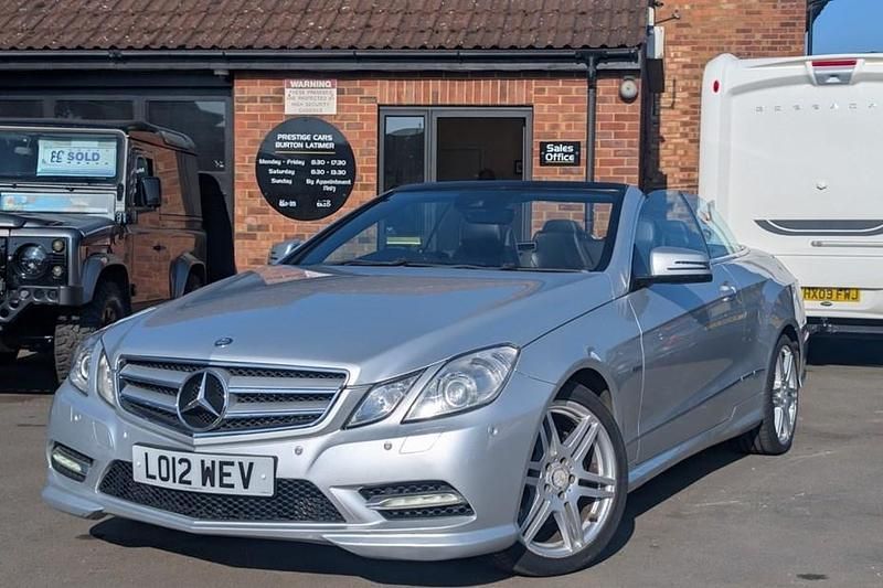 Used Mercedes E350 265 HP (194 kW) 2012 Silver Cabriolet
