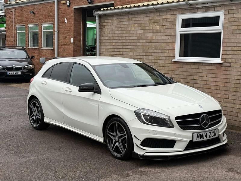 Used Mercedes A220 AMG 2014 White Hatchback