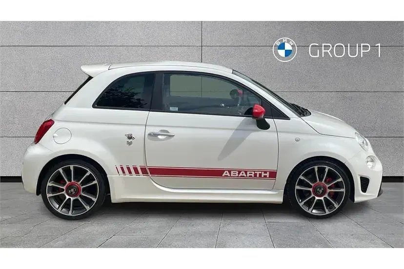 Used Abarth 595 Turismo 165 HP (121 kW) 2018 White Hatchback