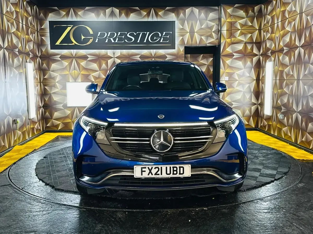 Used Mercedes EQC400 AMG line 300 kW (408 HP) 2021 Blue SUV