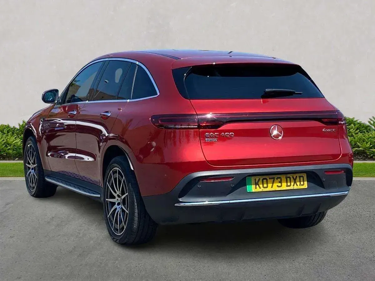 Used Mercedes EQC400 AMG line 300 kW (408 HP) 2023 Red SUV