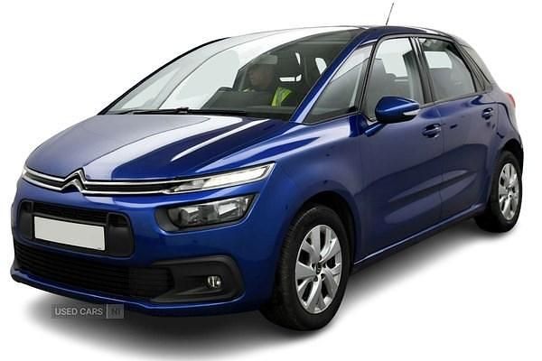 Blue Used 2017 Citroën C4 Picasso PureTech MPV | £5,950 (Fair price) - Image 1/4