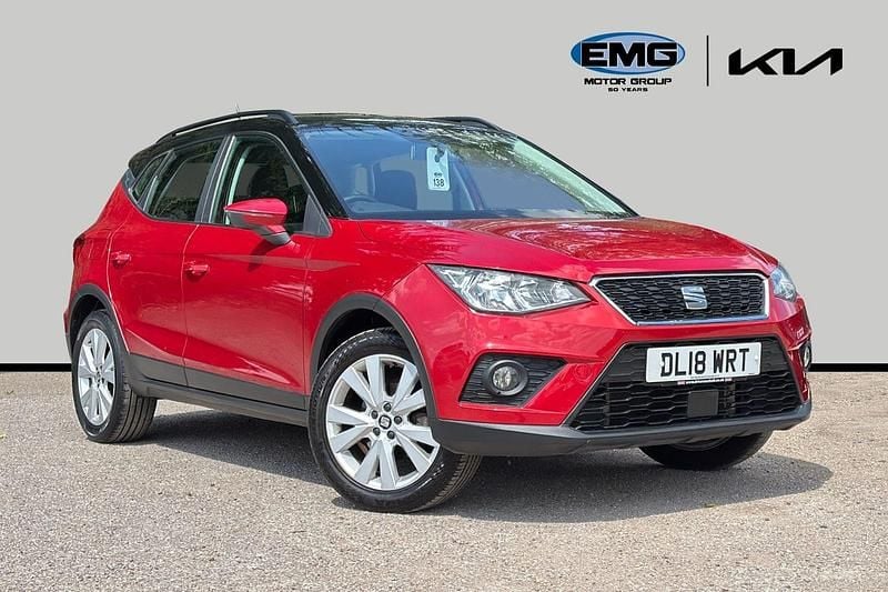 Red Used 2018 Seat Arona SE Technology SUV | £10,499 (Good price) - Image 1/3