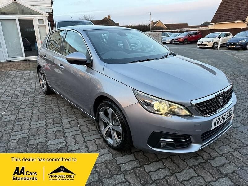 Grey Used 2020 Peugeot 308 Allure Hatchback | £7,995 (Fair price) - Image 1/4
