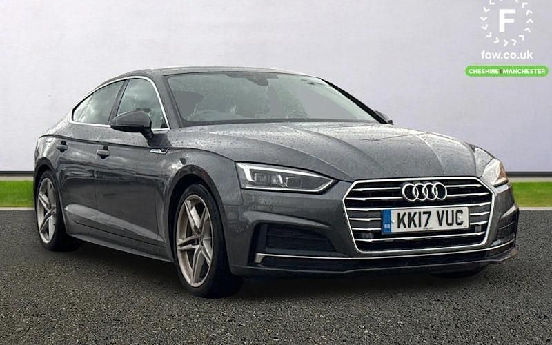 Grey Used 2017 Audi A5 Sportback S-Line Hatchback | £16,899 (Fair price) - Image 1/4