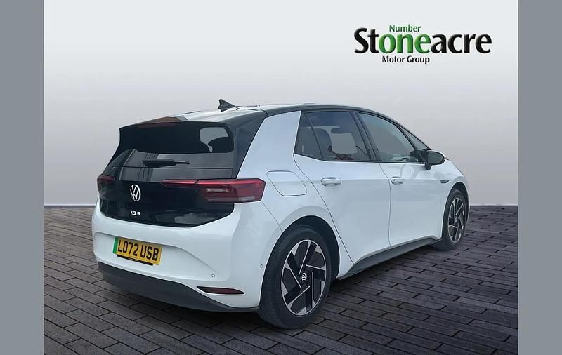 Used VW ID.3 Pro 106 kW (145 HP) 2022 White Hatchback