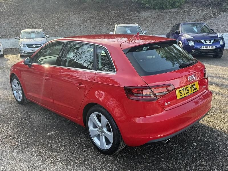Used Audi A3 Sport 110 HP (80 kW) 2015 Brilliant red Hatchback