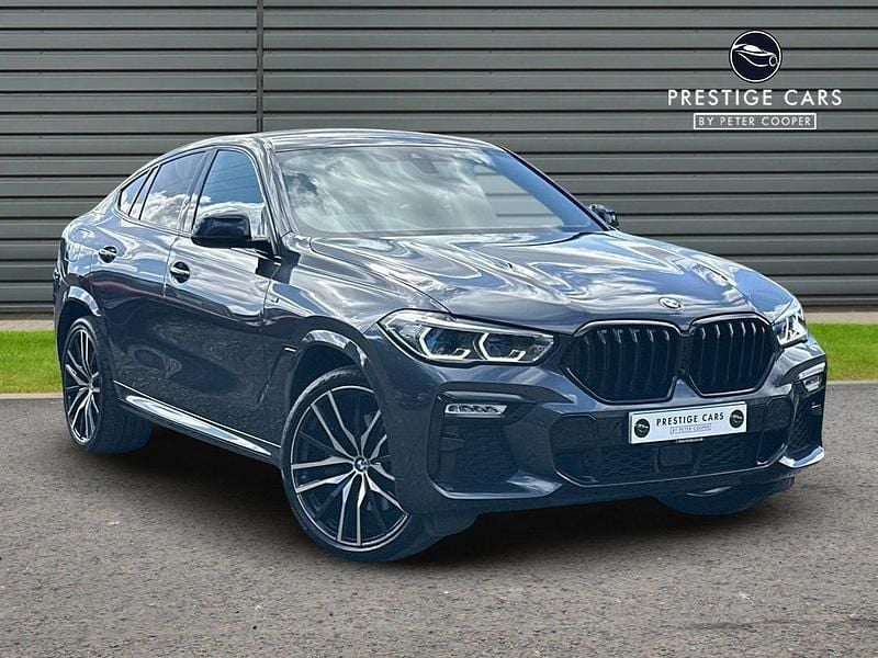 Grey Used 2021 BMW X6 M Sport SUV | £37,496 (Good price) - Image 1/4