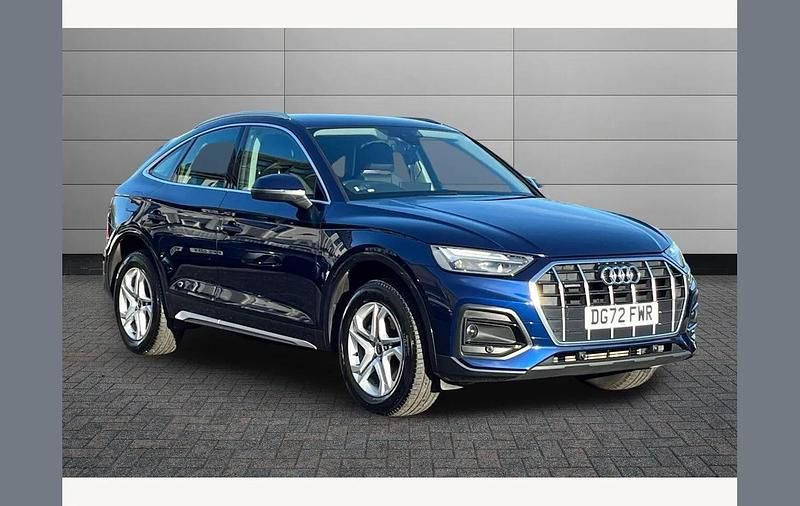 Blue Used 2022 Audi Q5 Sportback Sport SUV | £29,450 (Fair price) - Image 1/4