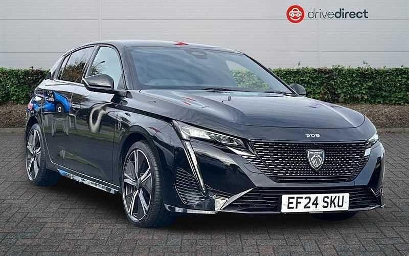 Black Used 2024 Peugeot 308 GTi Hatchback | £19,641 (Fair price) - Image 1/4