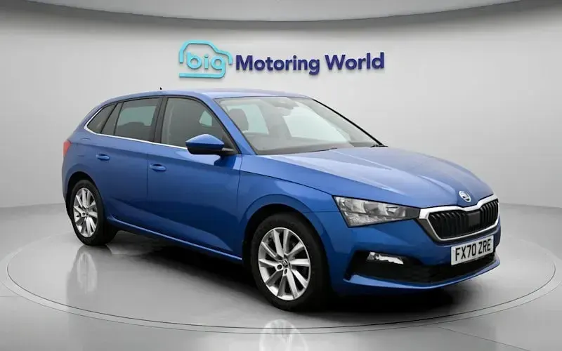 Used Skoda Scala SE L 116 HP (85 kW) 2020 Blue Hatchback