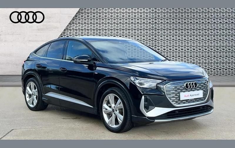 Black Used 2024 Audi Q4 Sportback e-tron S-Line SUV | £34,790 (Super price) - Image 1/4