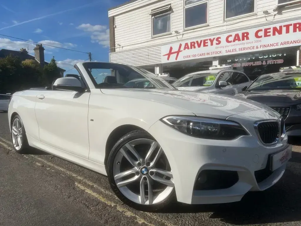 Used BMW 218 M Sport 134 HP (98 kW) 2015 White Cabriolet