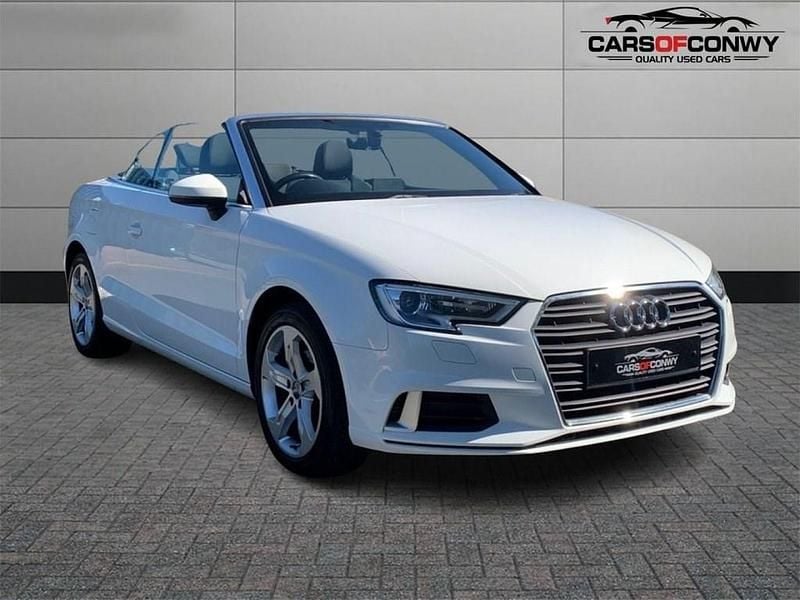 White Used 2017 Audi A3 Cabriolet Sport Cabriolet | £12,995 (Fair price) - Image 1/4
