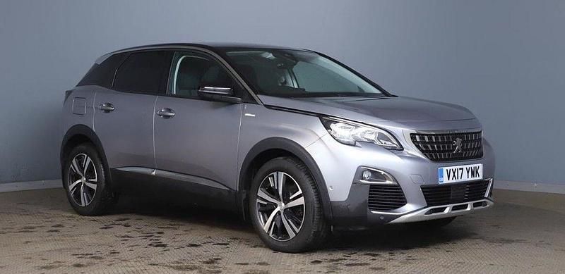 Grey Used 2017 Peugeot 3008 Allure Hatchback | £9,490 (Fair price) - Image 1/2