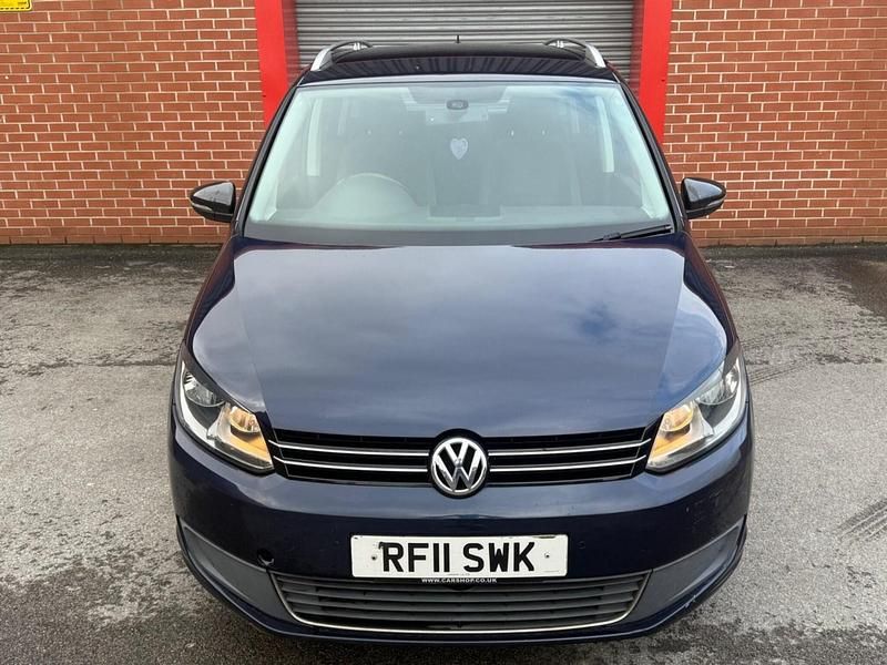Used VW Touran SE 105 HP (77 kW) 2011 Blue MPV