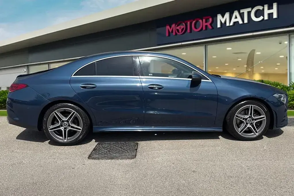 Used Mercedes CLA220 AMG line 2020 Blue Coupe