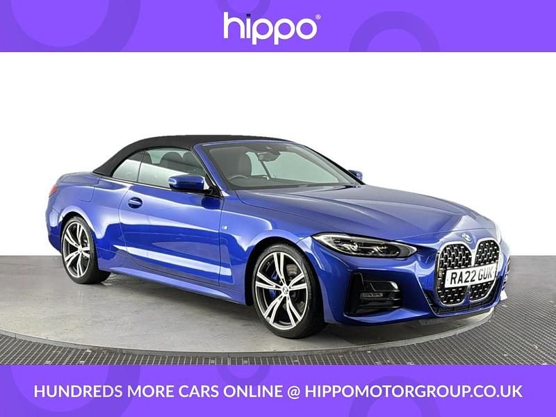 Used BMW 430 Cabriolet M Sport 245 HP (180 kW) 2022 Blue Cabriolet