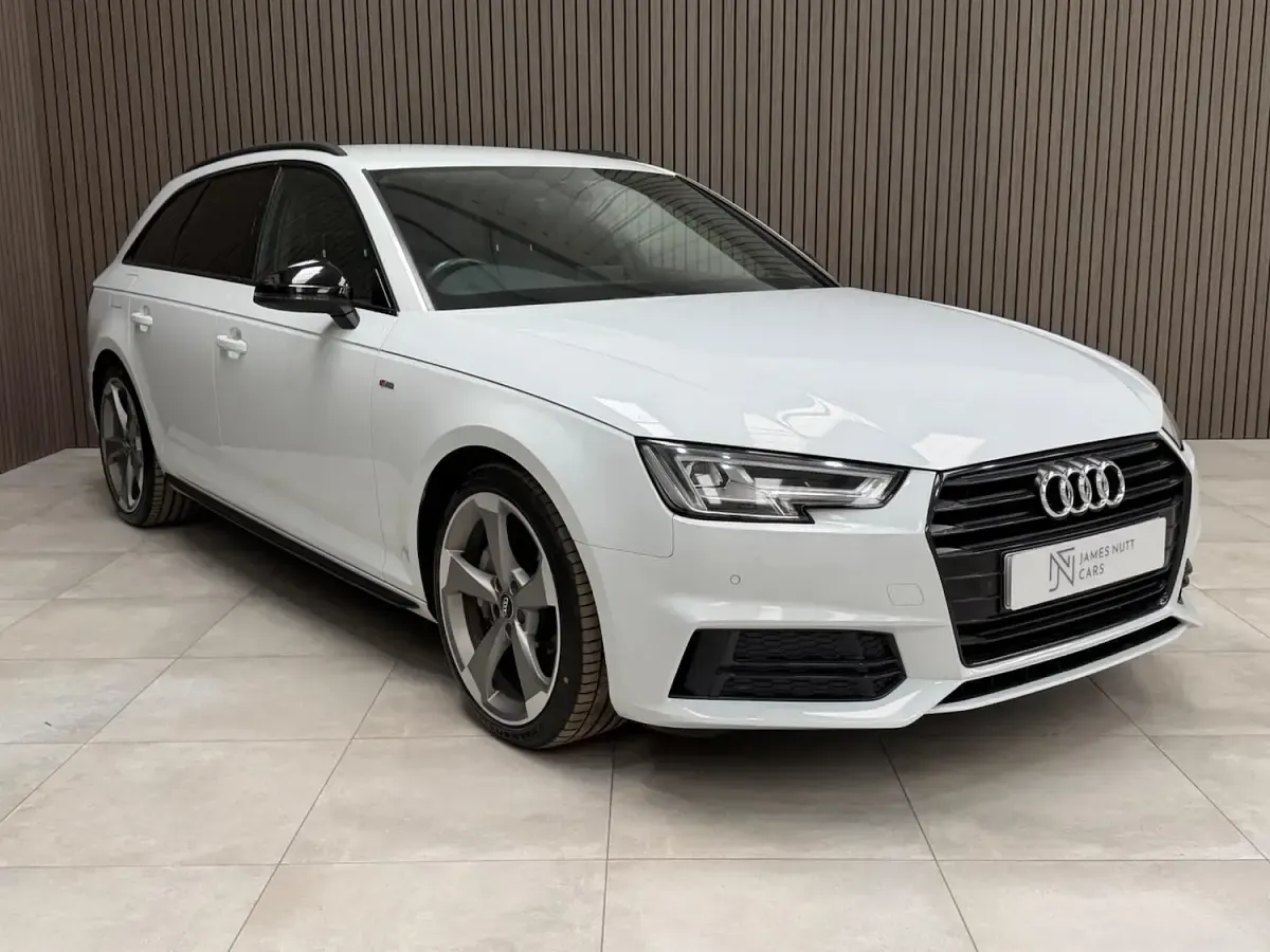 Used Audi A4 Black Edition 190 HP (139 kW) 2018 White Estate