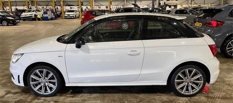 Used Audi A1 S-Line 122 HP (89 kW) 2014 Ibis white Hatchback