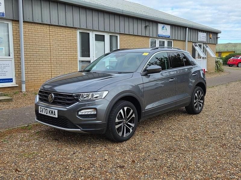 Grey Used 2021 VW T-Roc United SUV | £17,595 (Fair price) - Image 1/3