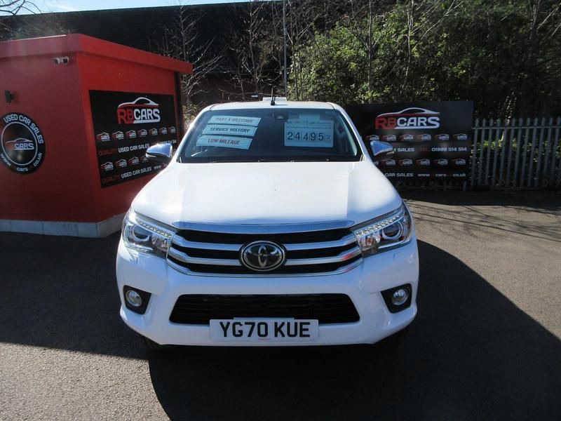 Używany Toyota HiLux 150 KM (110 kW) 2020 Biały Pickup