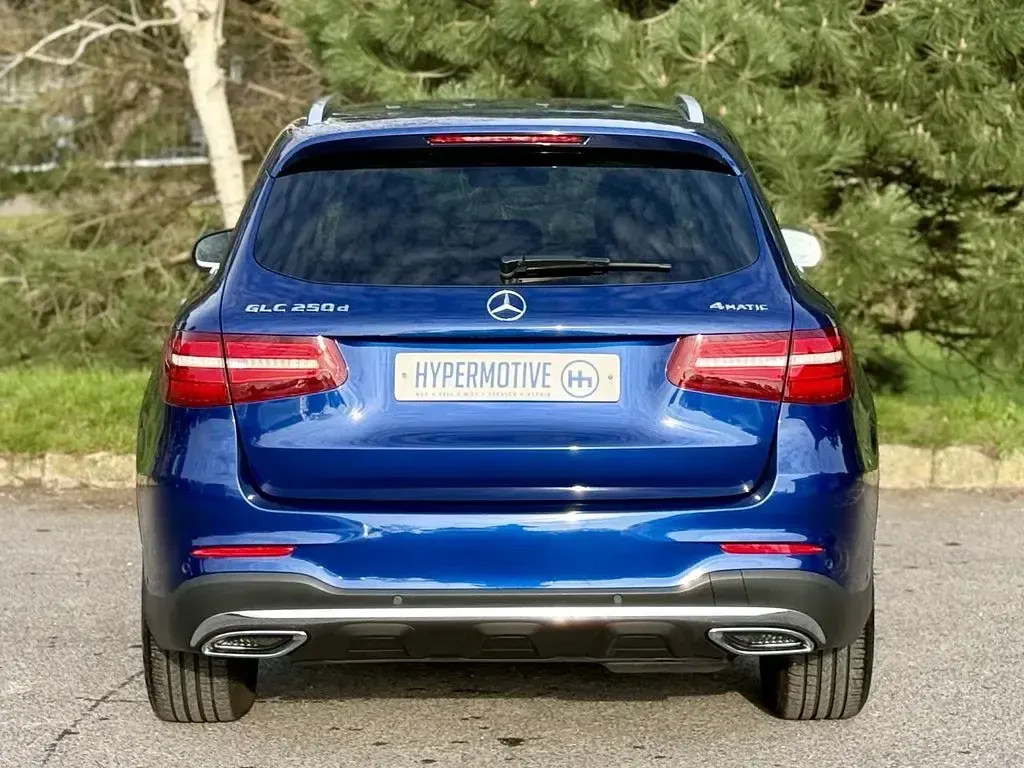 Used Mercedes GLC250 AMG line 204 HP (150 kW) 2017 Blue SUV