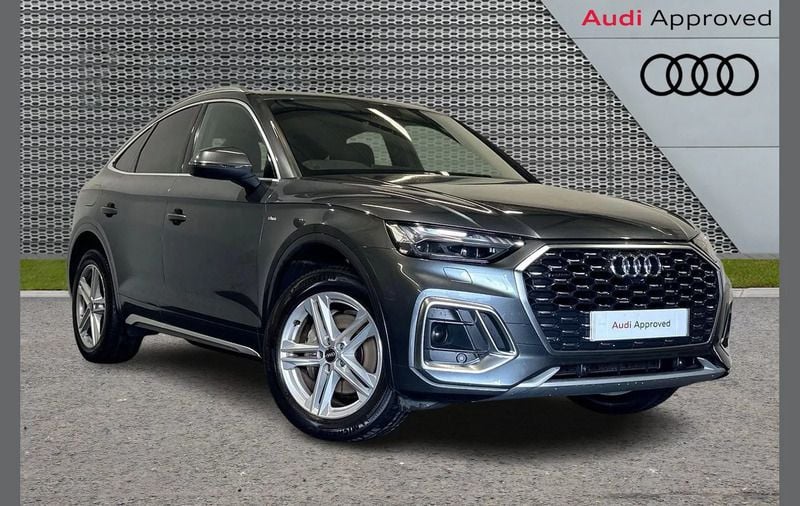 Grey Used 2023 Audi Q5 Sportback S-Line SUV | £35,223 (Good price) - Image 1/3